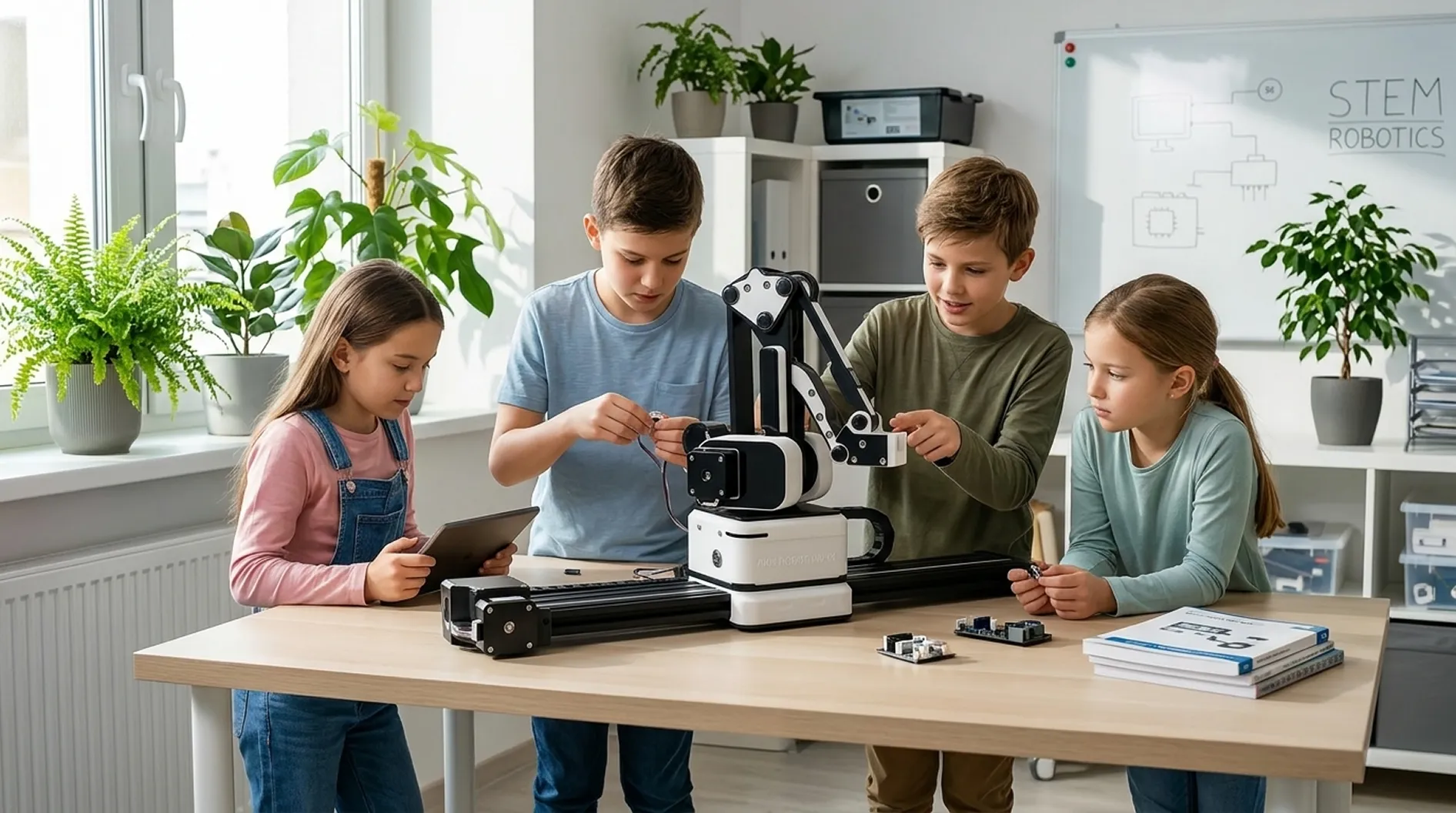 Learning with robots.